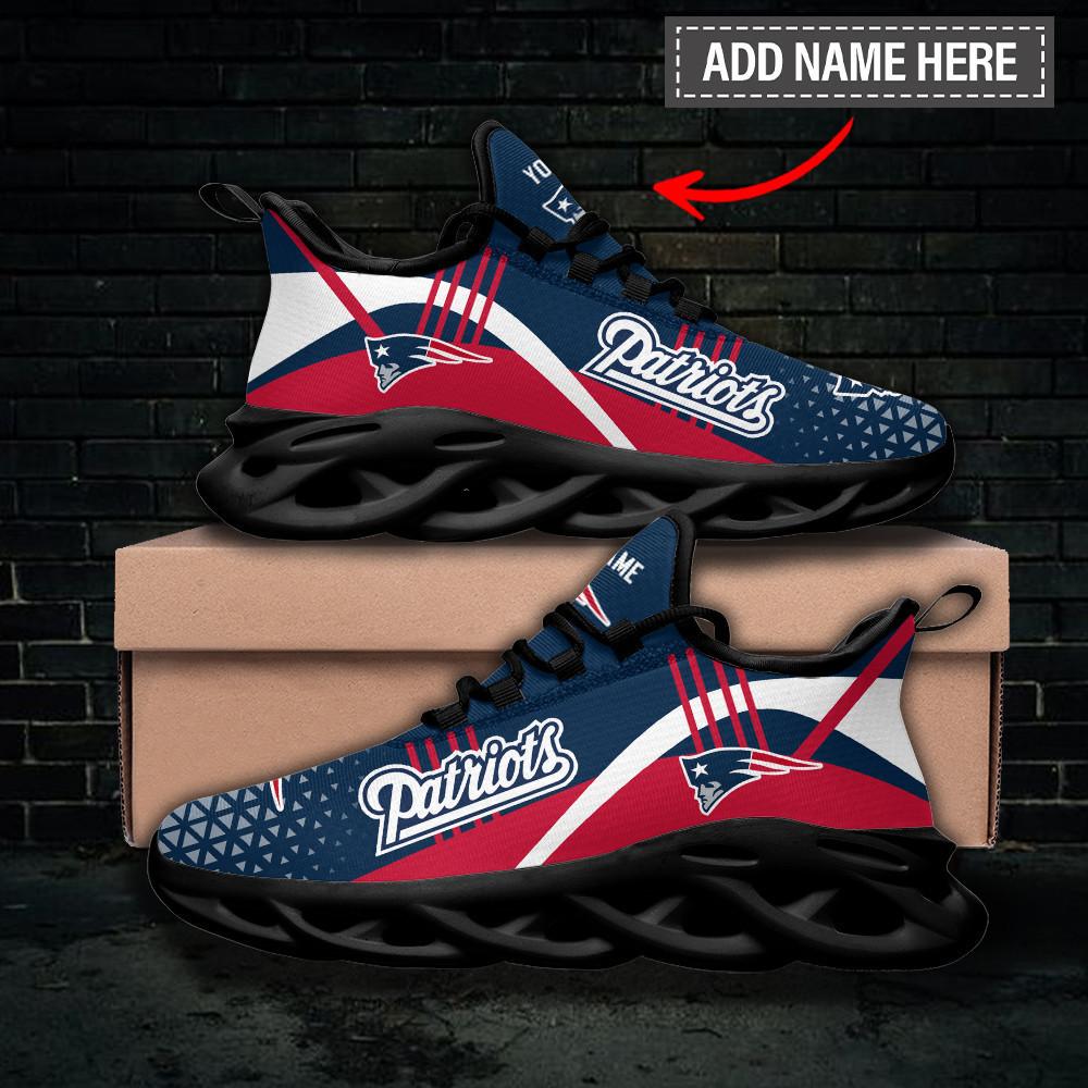 Ideafootwear New England Patriots Max Soul Shoes Sneakers For Men And Women 40