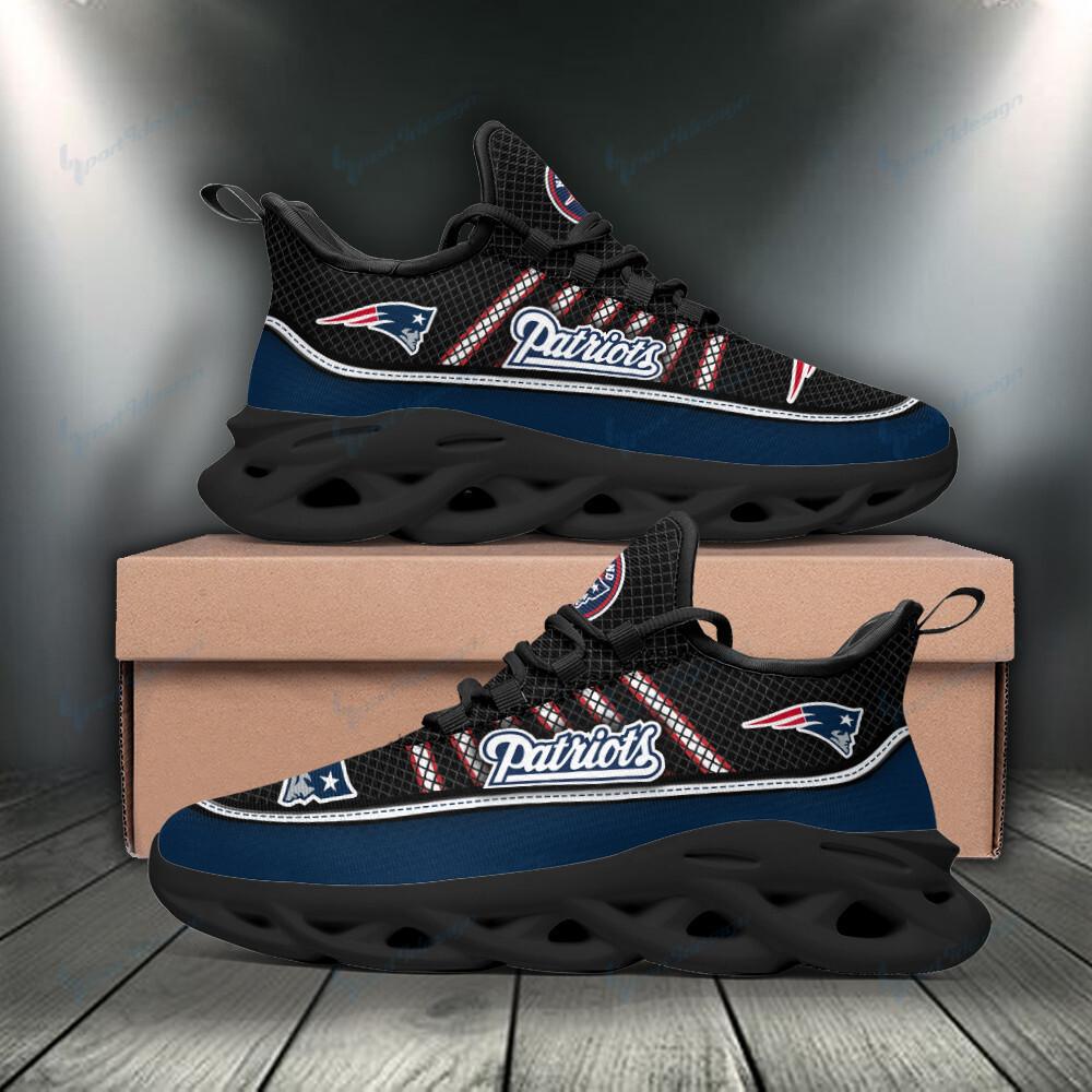 Ideafootwear New England Patriots Max Soul Shoes Sneakers For Men And Women 14