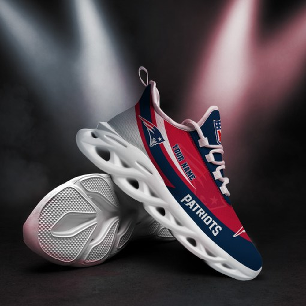 Ideafootwear New England Patriots Max Soul Shoes Sneakers For Men And Women 48