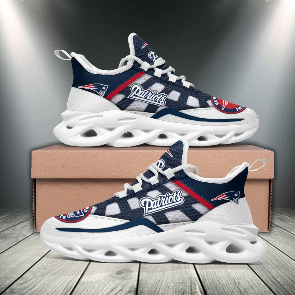Ideafootwear New England Patriots Max Soul Shoes Sneakers For Men And Women 9