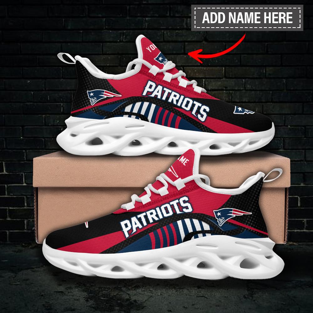 Ideafootwear New England Patriots Max Soul Shoes Sneakers For Men And Women 36