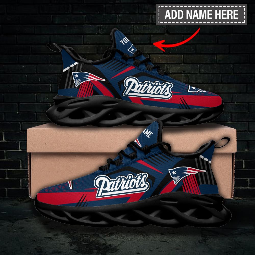 Ideafootwear New England Patriots Max Soul Shoes Sneakers For Men And Women 38