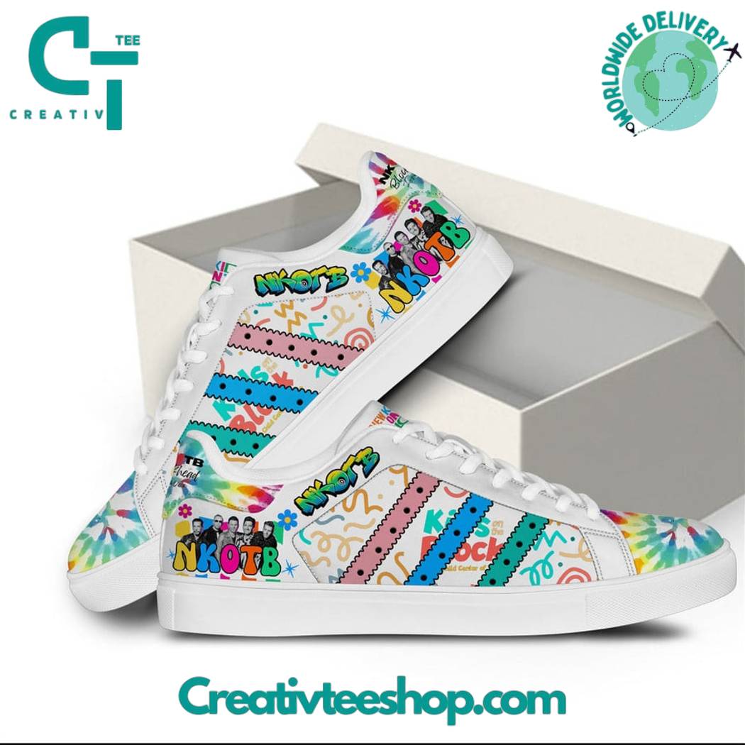 Ideafootwear New Kids on the Block Skate Stan Shoes Sneakes For Men And Women 4