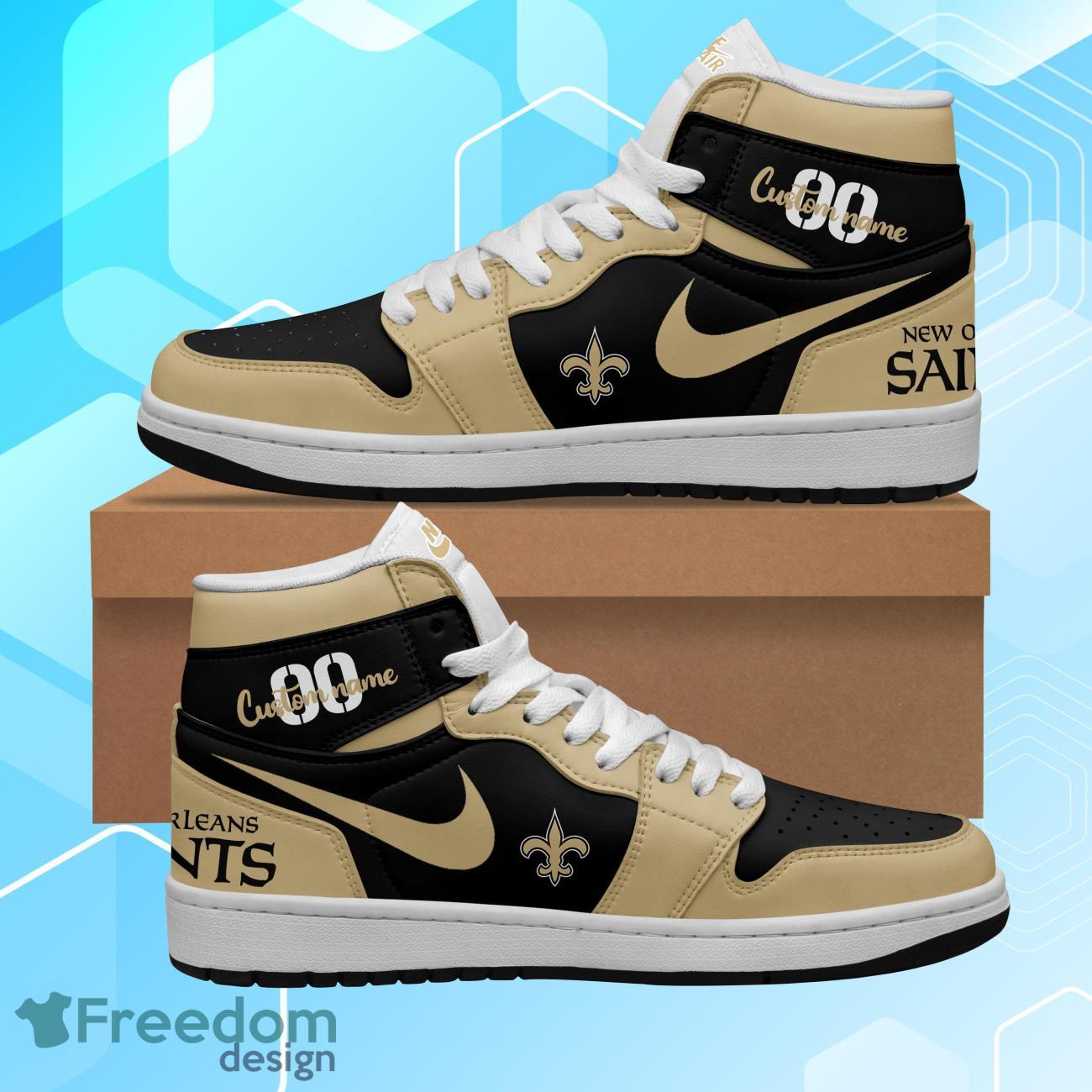 Ideafootwear New Orleans Saints AJ1 High Sneakers Shoes For Men And Women 1