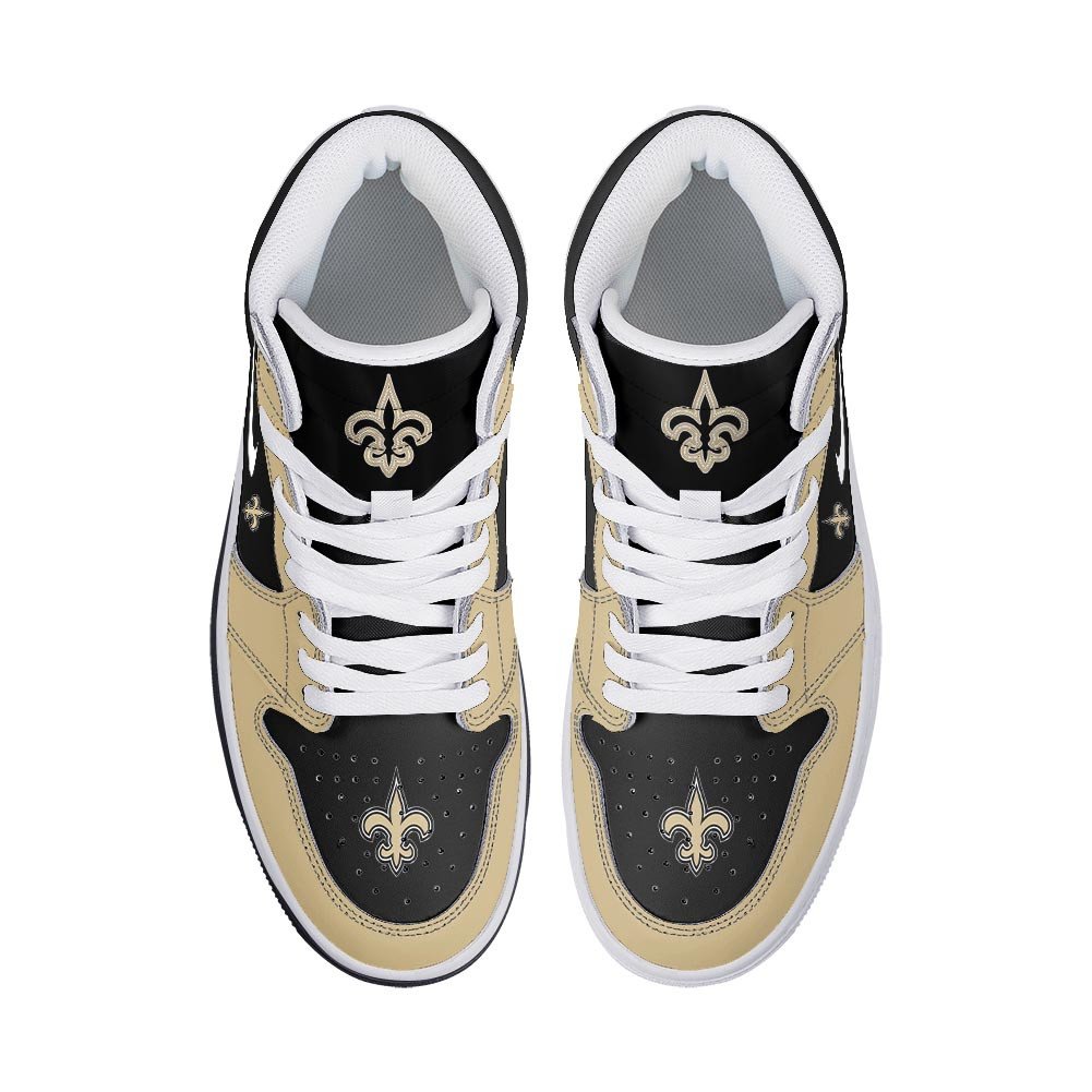 Ideafootwear New Orleans Saints AJ1 High Sneakers Shoes For Men And Women 11