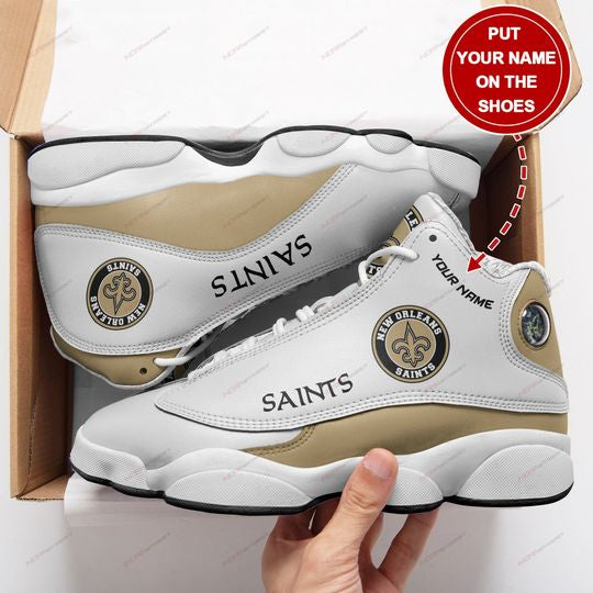 Ideafootwear New Orleans Saints AJ13 Sneakers Shoes For Men And Women 4