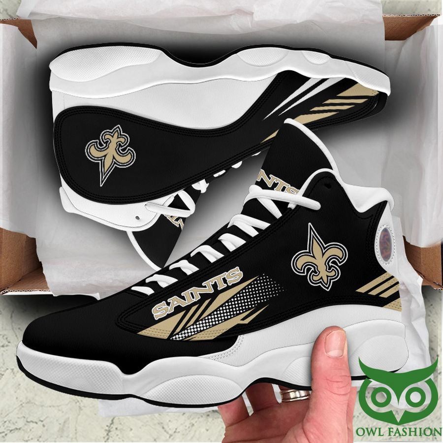 Ideafootwear New Orleans Saints AJ13 Sneakers Shoes For Men And Women 24