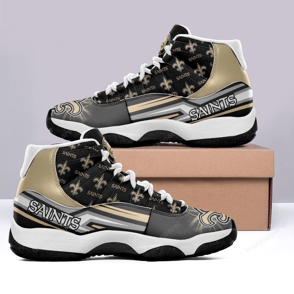 Ideafootwear New Orleans Saints AJ13 Sneakers Shoes For Men And Women 13