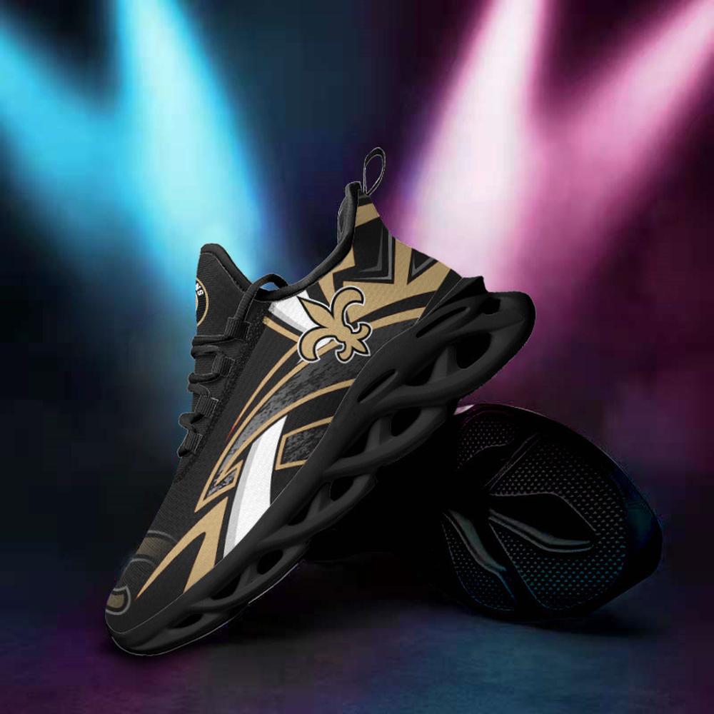 Ideafootwear New Orleans Saints Max Soul Shoes Sneakers For Men And Women 36