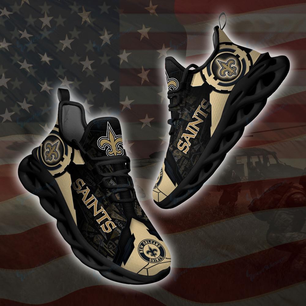 Ideafootwear New Orleans Saints Max Soul Shoes Sneakers For Men And Women 34
