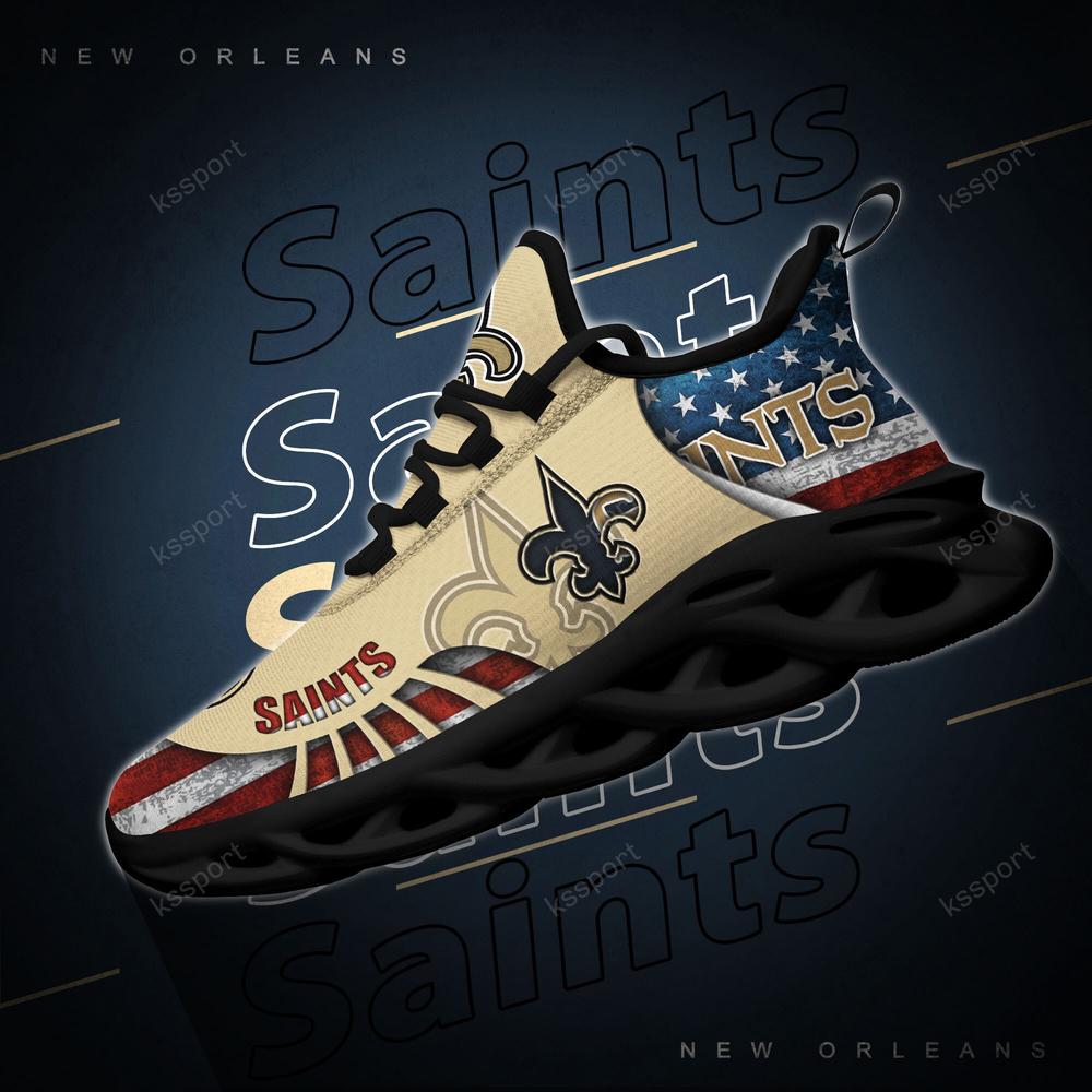 Ideafootwear New Orleans Saints Max Soul Shoes Sneakers For Men And Women 38