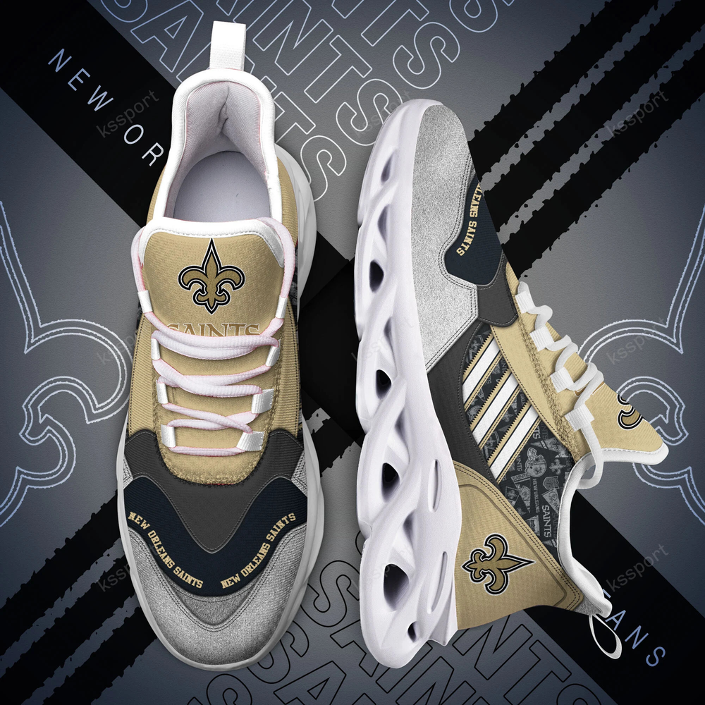 Ideafootwear New Orleans Saints Max Soul Shoes Sneakers For Men And Women 35