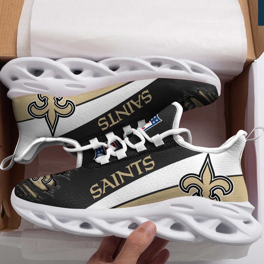 Ideafootwear New Orleans Saints Max Soul Shoes Sneakers For Men And Women 12