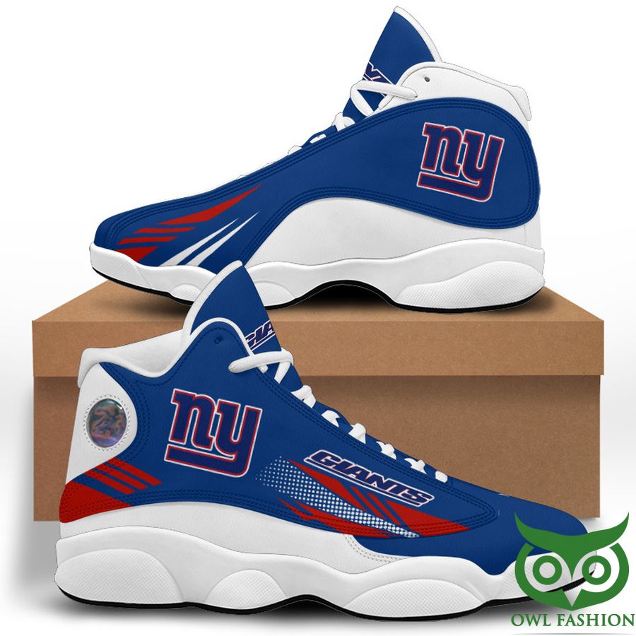 Ideafootwear New York Giants AJ13 Sneakers Shoes For Men And Women 15