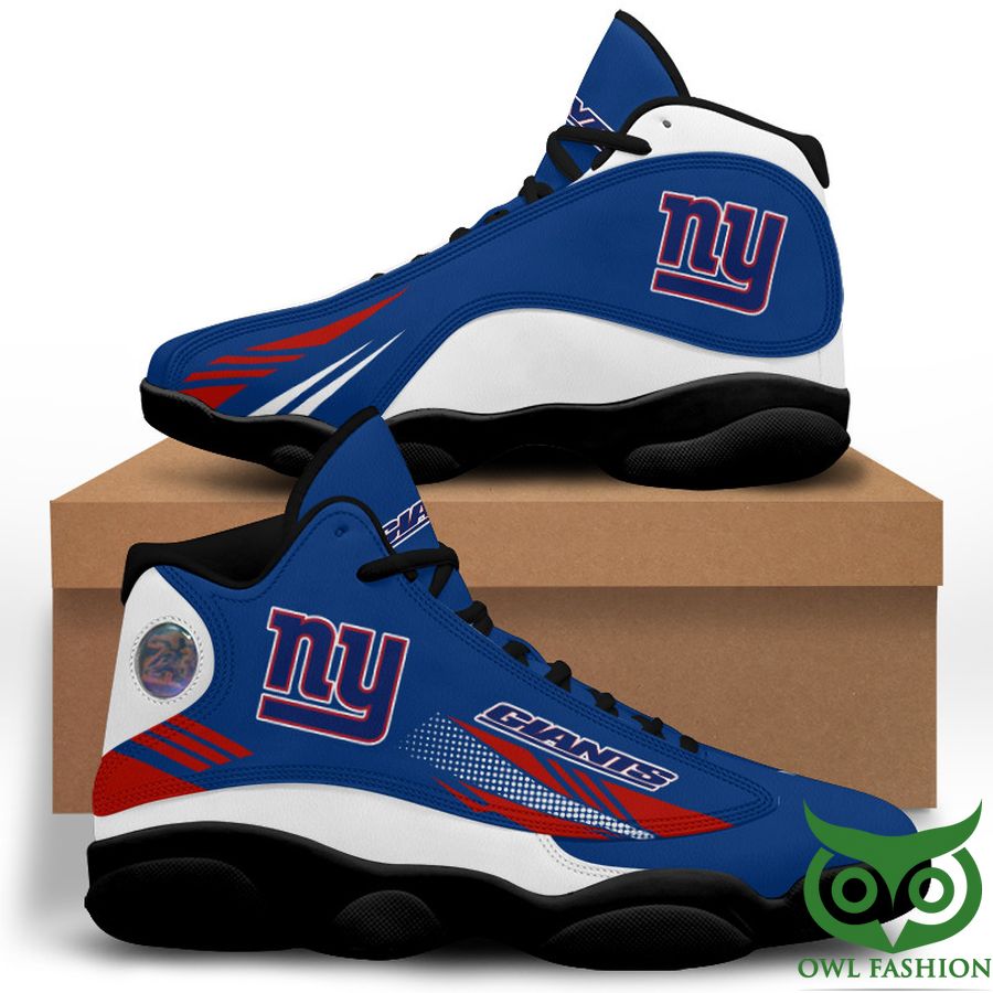 Ideafootwear New York Giants AJ13 Sneakers Shoes For Men And Women 16
