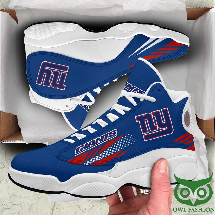 Ideafootwear New York Giants AJ13 Sneakers Shoes For Men And Women 15