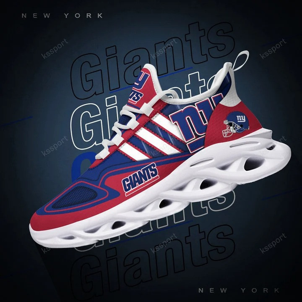 Ideafootwear New York Giants Max Soul Shoes Sneakers For Men And Women 26