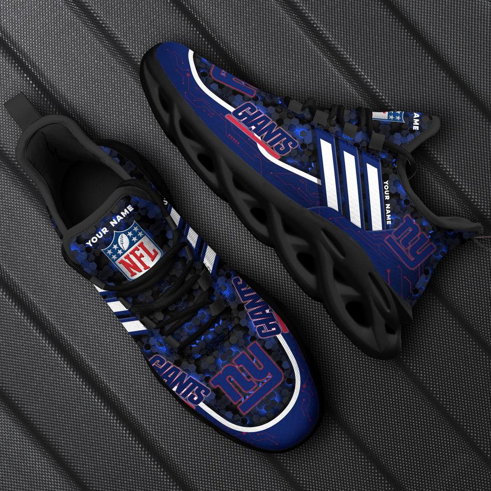 Ideafootwear New York Giants Max Soul Shoes Sneakers For Men And Women 20