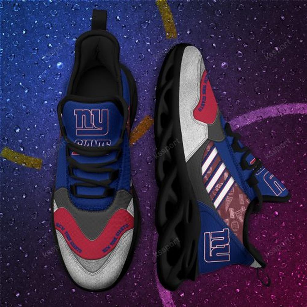 Ideafootwear New York Giants Max Soul Shoes Sneakers For Men And Women 9
