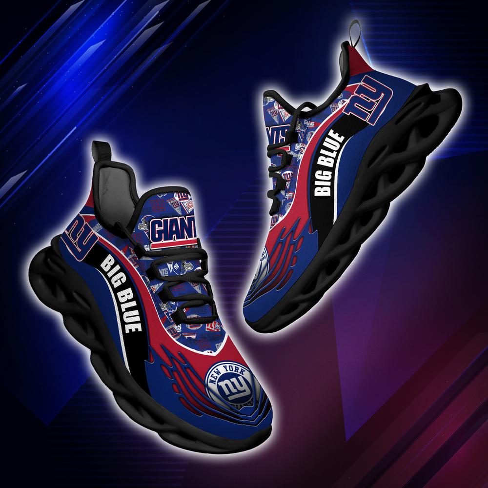 Ideafootwear New York Giants Max Soul Shoes Sneakers For Men And Women 2