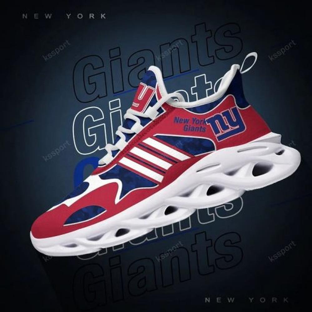 Ideafootwear New York Giants Max Soul Shoes Sneakers For Men And Women 25