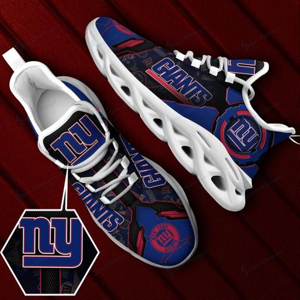 Ideafootwear New York Giants Max Soul Shoes Sneakers For Men And Women 6