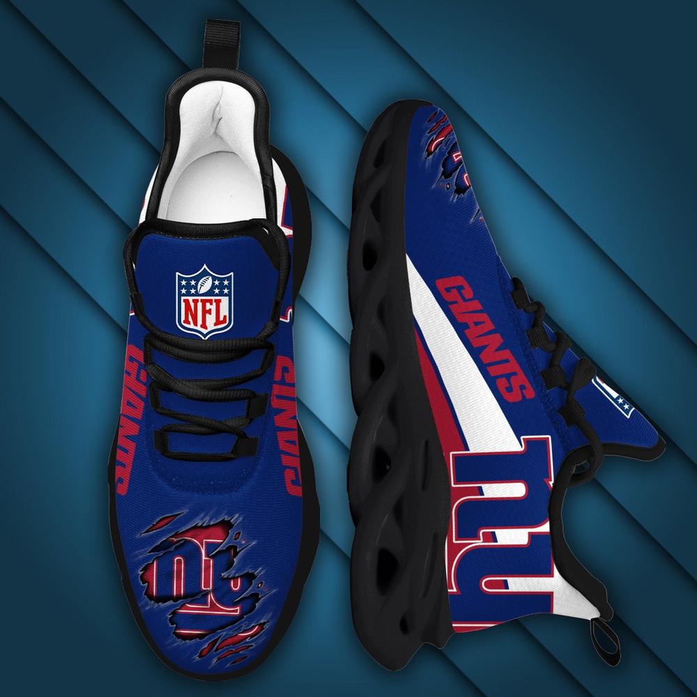 Ideafootwear New York Giants Max Soul Shoes Sneakers For Men And Women 4