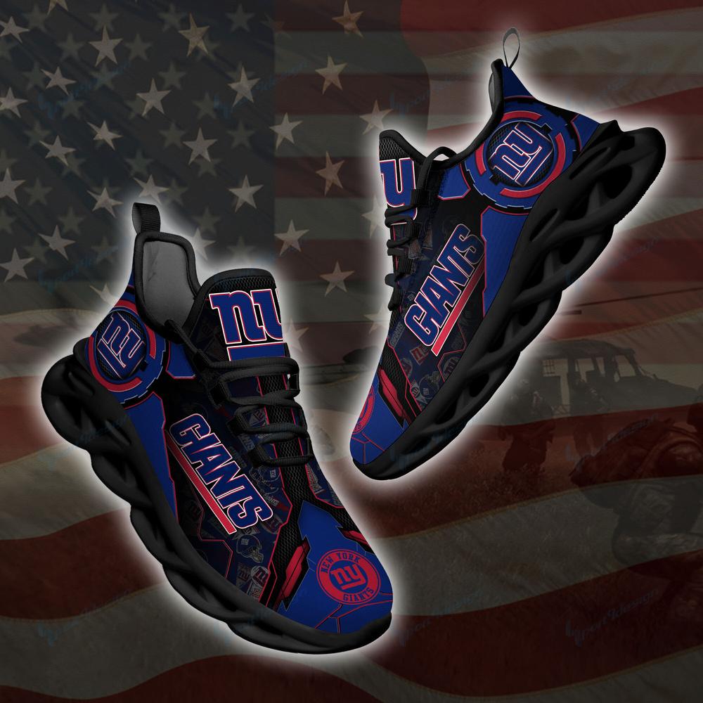 Ideafootwear New York Giants Max Soul Shoes Sneakers For Men And Women 6