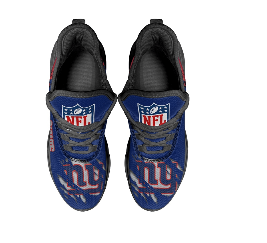 Ideafootwear New York Giants Max Soul Shoes Sneakers For Men And Women 10