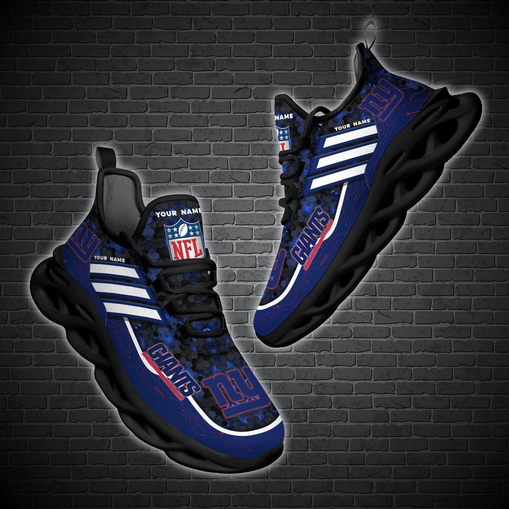 Ideafootwear New York Giants Max Soul Shoes Sneakers For Men And Women 20