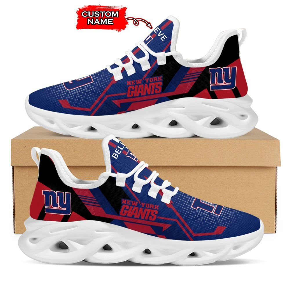Ideafootwear New York Giants Max Soul Shoes Sneakers For Men And Women 24