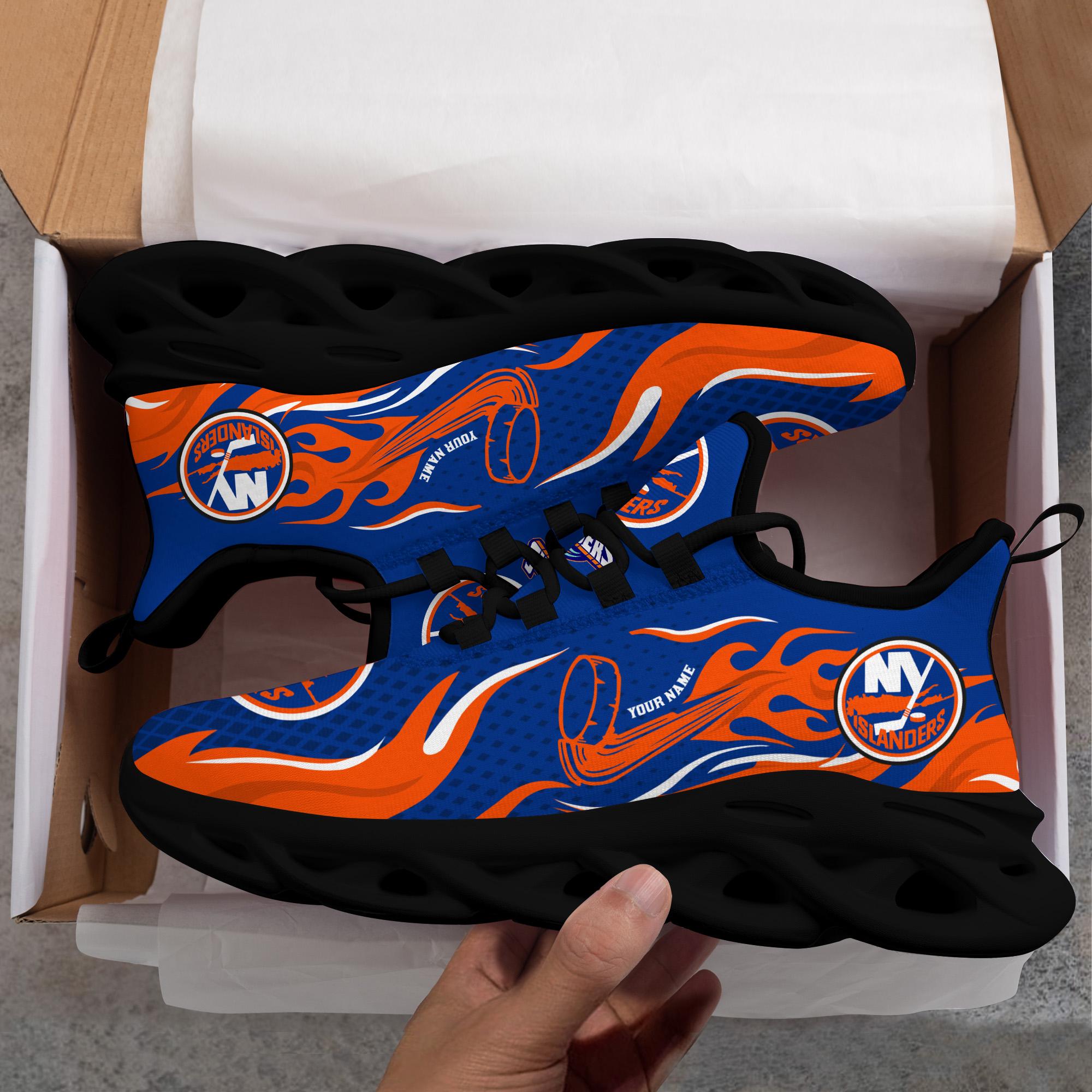 Ideafootwear New York Islanders Max Soul Shoes Sneakers For Men And Women 3