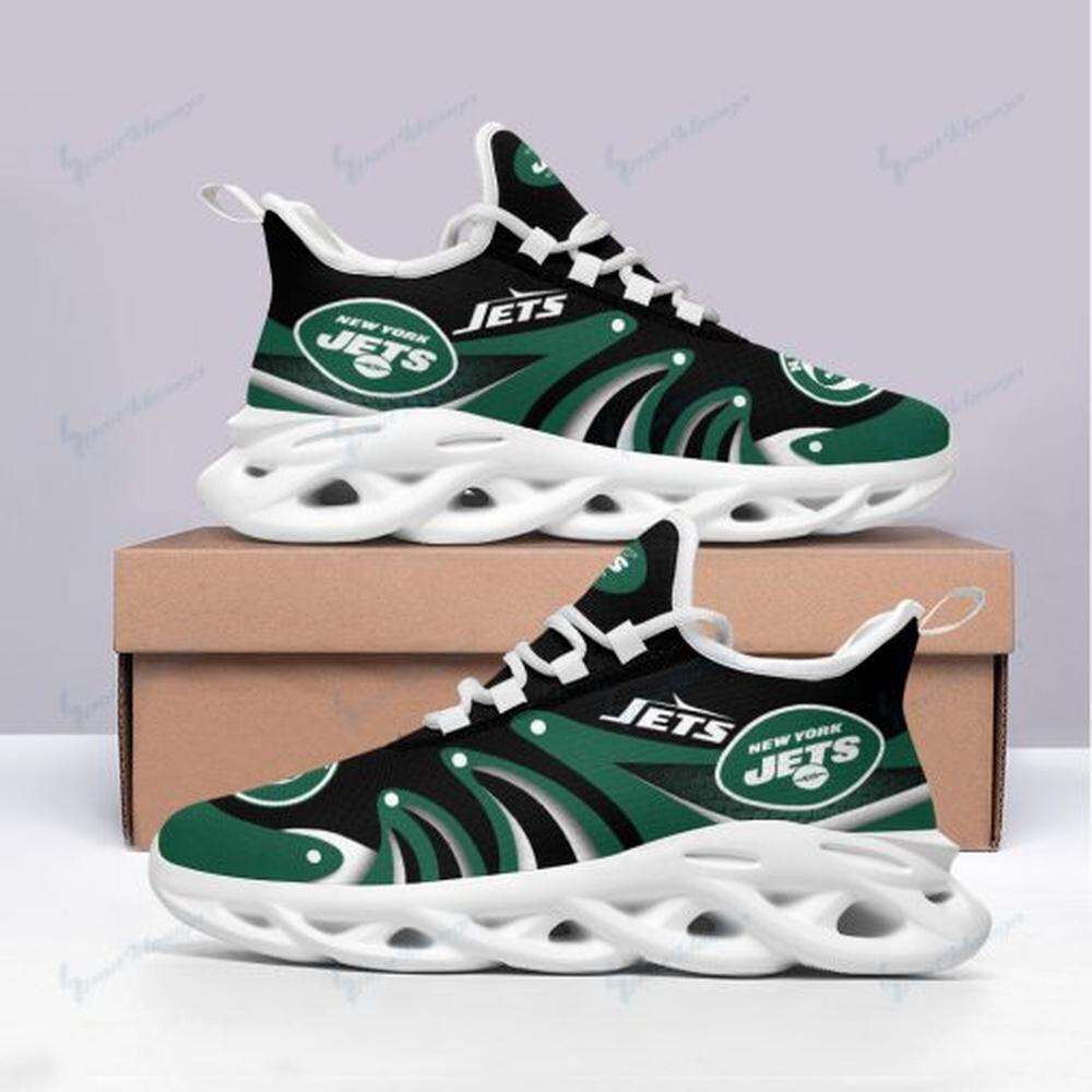 Ideafootwear New York Jets Max Soul Shoes Sneakers For Men And Women 12