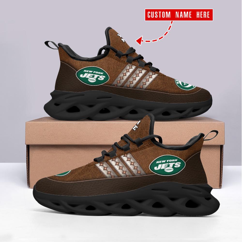 Ideafootwear New York Jets Max Soul Shoes Sneakers For Men And Women 28