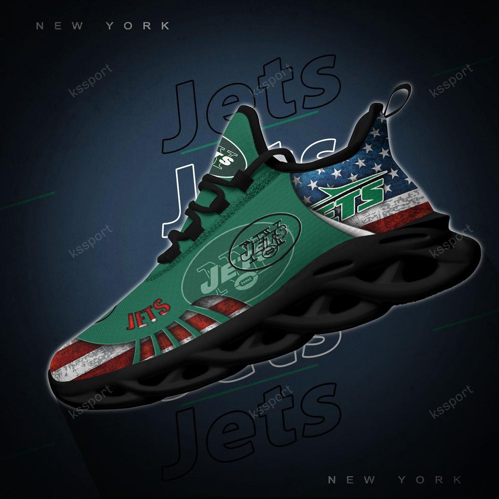 Ideafootwear New York Jets Max Soul Shoes Sneakers For Men And Women 9