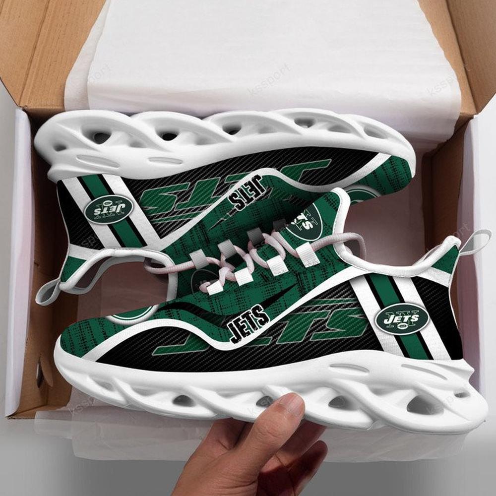 Ideafootwear New York Jets Max Soul Shoes Sneakers For Men And Women 7