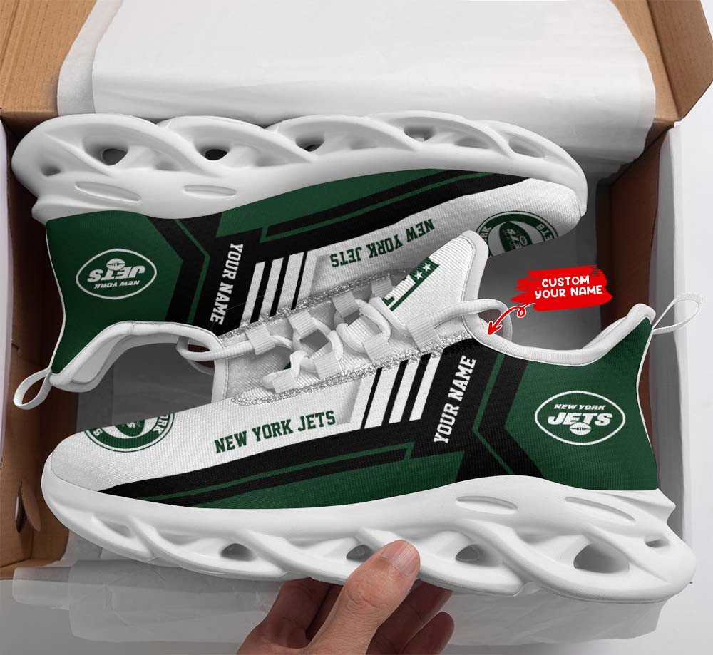 Ideafootwear New York Jets Max Soul Shoes Sneakers For Men And Women 29