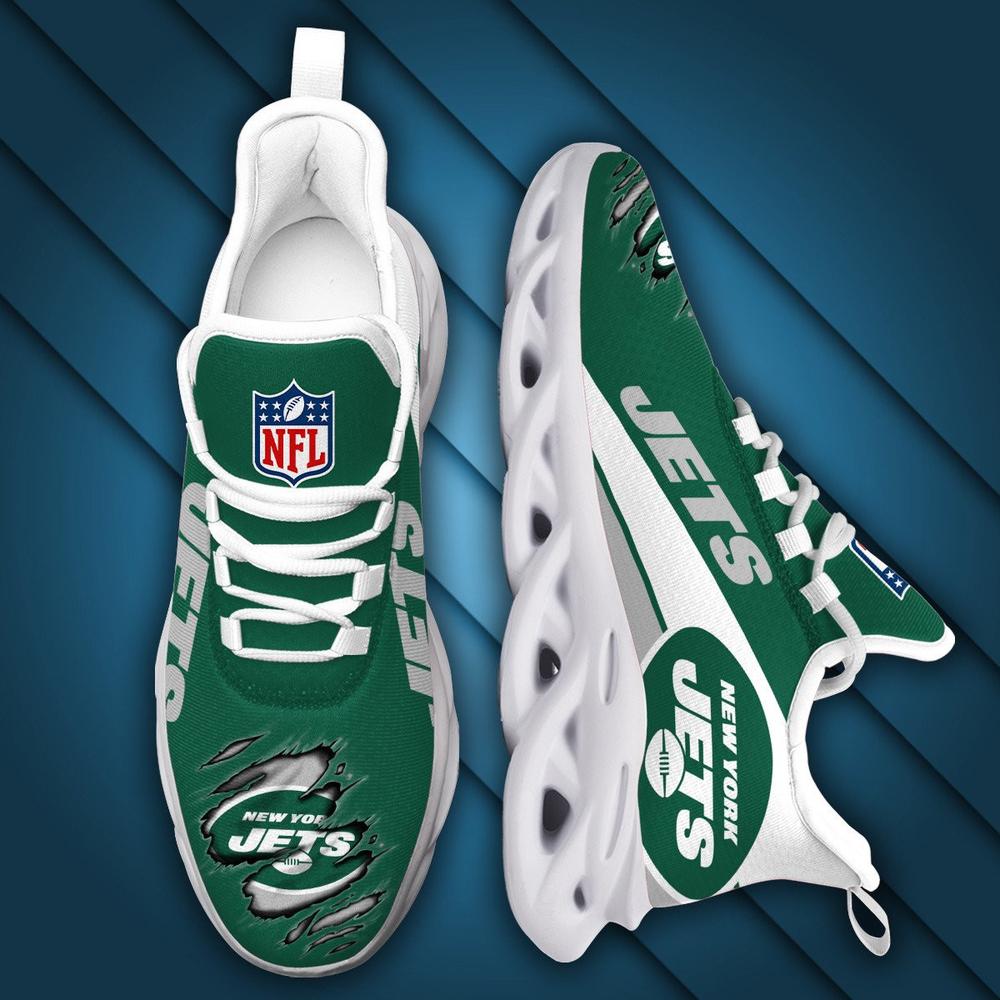Ideafootwear New York Jets Max Soul Shoes Sneakers For Men And Women 2