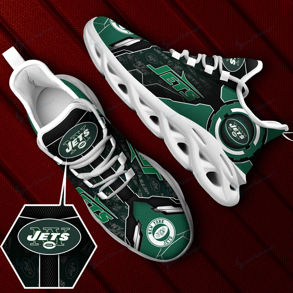 Ideafootwear New York Jets Max Soul Shoes Sneakers For Men And Women 16