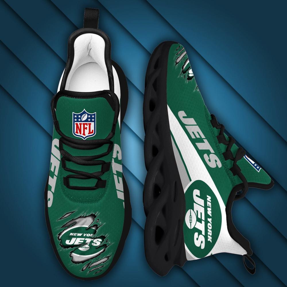 Ideafootwear New York Jets Max Soul Shoes Sneakers For Men And Women 2