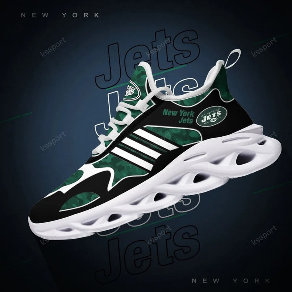 Ideafootwear New York Jets Max Soul Shoes Sneakers For Men And Women 34
