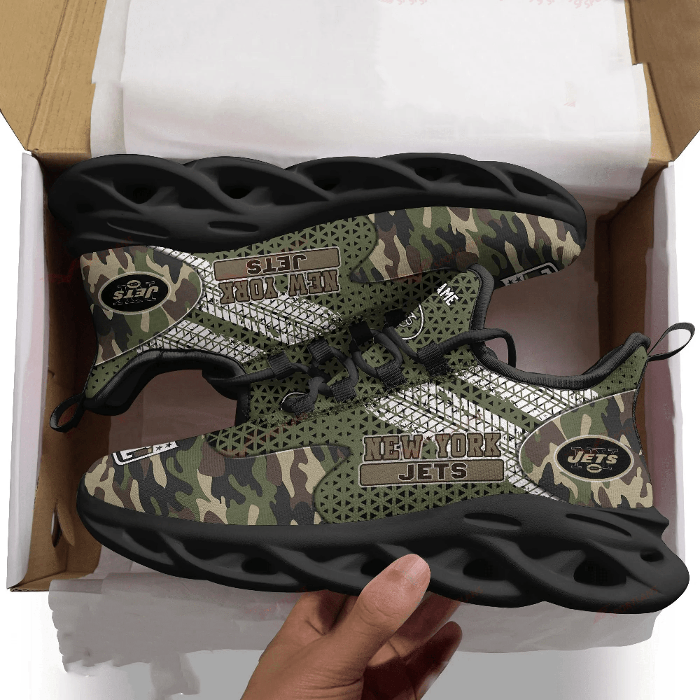 Ideafootwear New York Jets Max Soul Shoes Sneakers For Men And Women 1