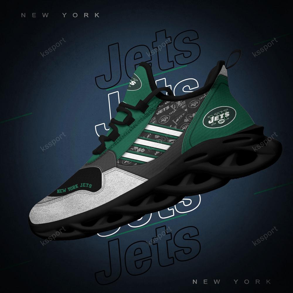 Ideafootwear New York Jets Max Soul Shoes Sneakers For Men And Women 13