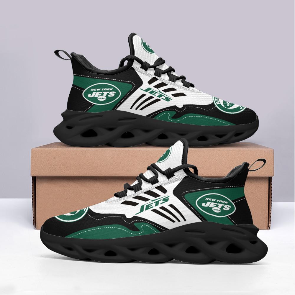 Ideafootwear New York Jets Max Soul Shoes Sneakers For Men And Women 6
