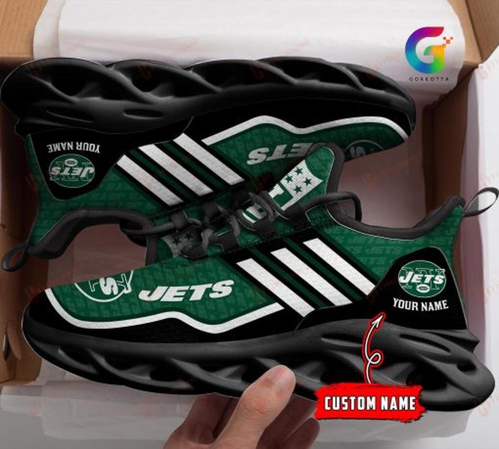 Ideafootwear New York Jets Max Soul Shoes Sneakers For Men And Women 32