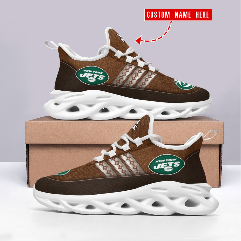 Ideafootwear New York Jets Max Soul Shoes Sneakers For Men And Women 28