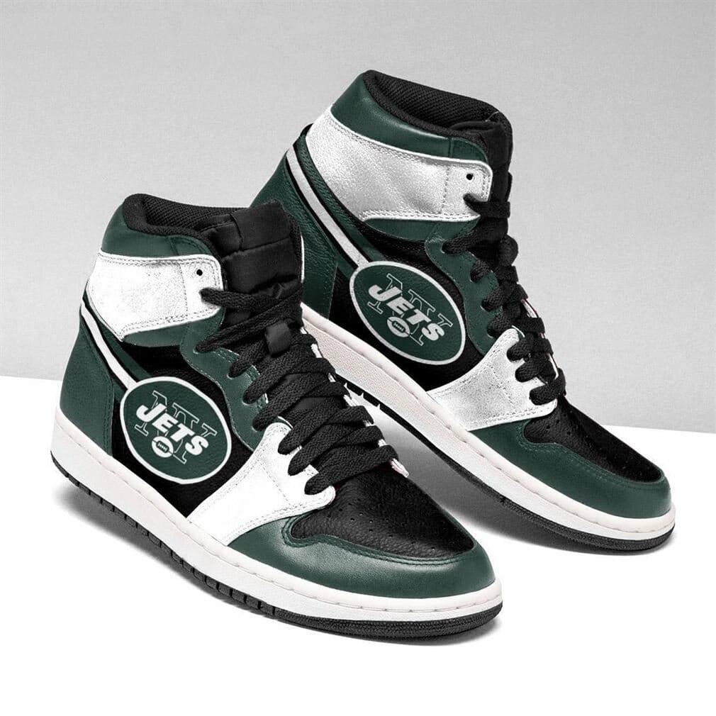 Ideafootwear New York Jets NFL AJ1 High Sneakers Shoes For Men And Women 10