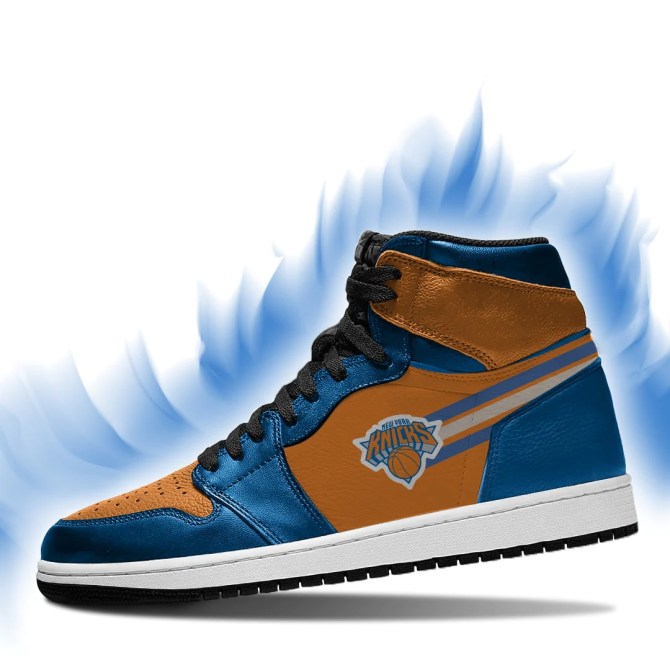 Ideafootwear New York Knicks NBA AJ1 High Sneakers Shoes For Men And Women 8