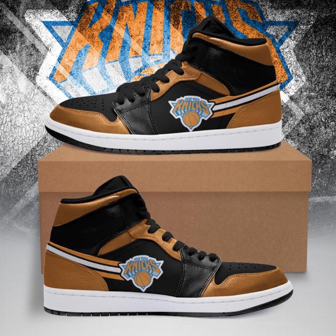 Ideafootwear New York Knicks NBA AJ1 High Sneakers Shoes For Men And Women 10