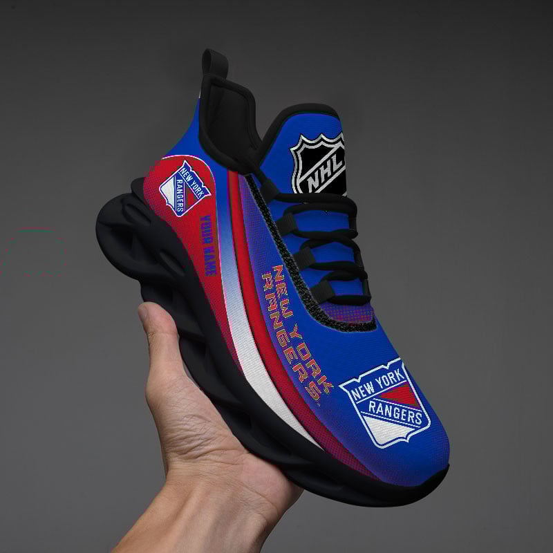 Ideafootwear New York Rangers Max Soul Shoes Sneakers For Men And Women 1